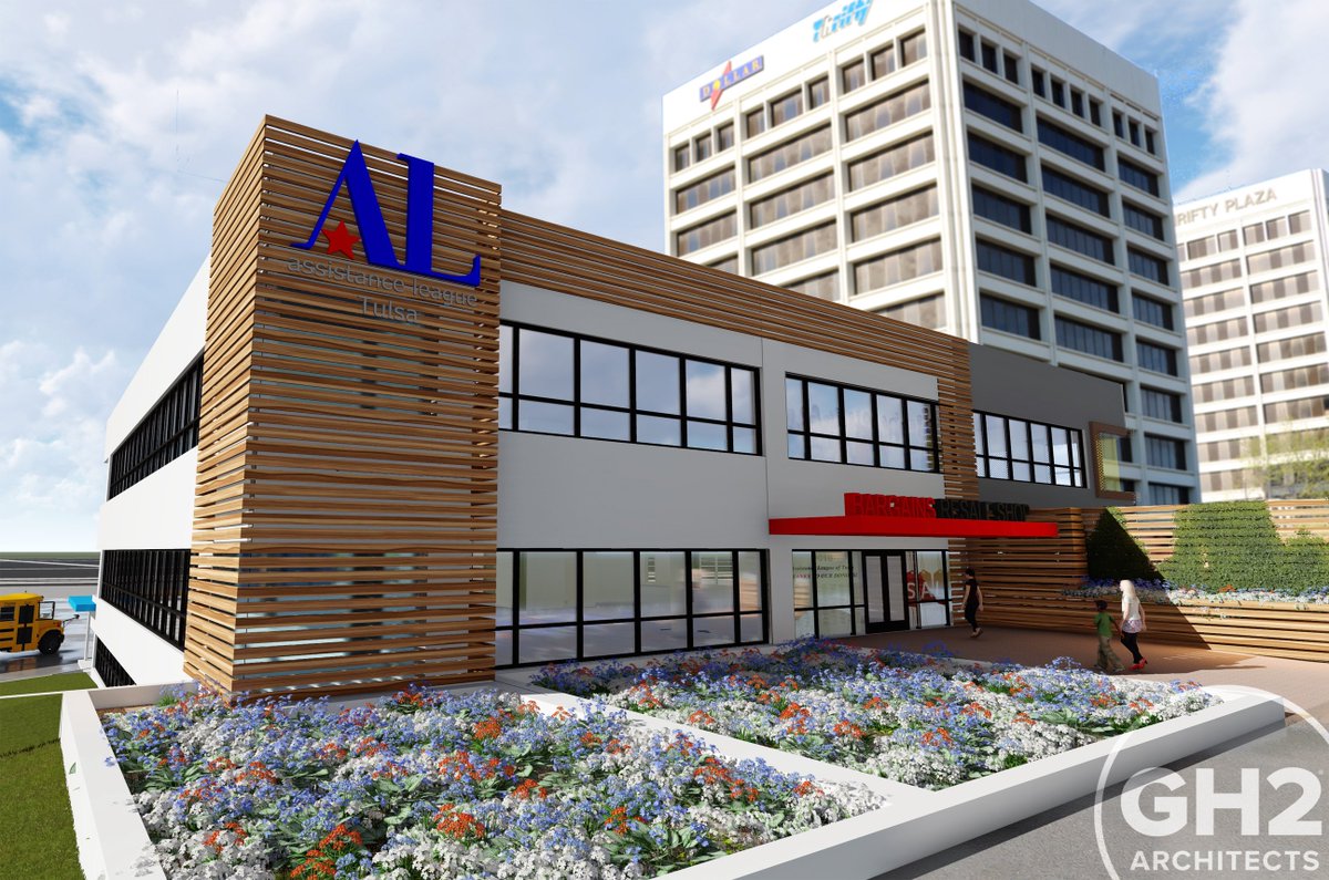 GH2Architects's tweet photo. We are honored to be working with2  of the 5 nonprofits moving into Legacy Plaza - @captulsa and @ALTulsa! https://t.co/GLlwY9bzmR https://t.co/Ax6G646nP1