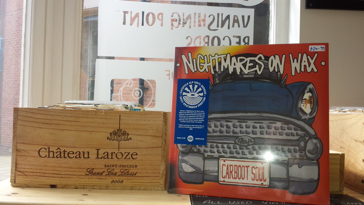 VPRecordsStore's tweet photo. Nighmares On Wax 'Carboot Soul' is in the building and on the shelves #nightmaresonwax #VPRecordsStore #vanishingpointrecords https://t.co/Yvl8gABN7o