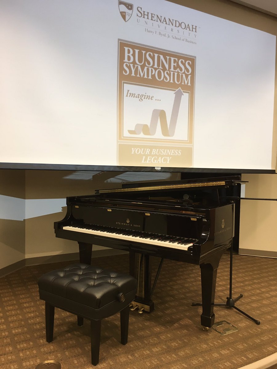 shenu_business's tweet photo. 15 minutes until our keynote speaker, Ron Losby takes the stage to talk about relevance and innovation at @SteinwayAndSons! #bsbsymp #bsb_su https://t.co/6b4SUBqK0w