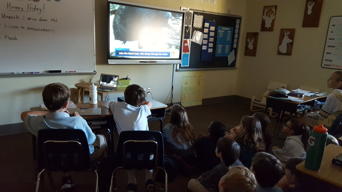 Stuckin5thGrade's tweet photo. Mrs. Hewlett & Mrs. Schulte's 4th grade class joined us for #thisweekinrap for the 1st time. They're hooked @Flocabulary ! #TSS5thgrade https://t.co/kzlQPayrYx