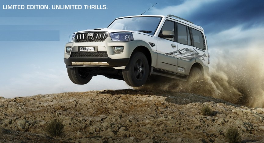 CarWhoops's tweet photo. @MahindraRise Introduces Limited Edition #Scorpio Adventure with both 2WD &amp; 4WD options at of Rs 13.1 lakh and Rs 14.2 lakh respectively. https://t.co/3VkKVMZ44Z