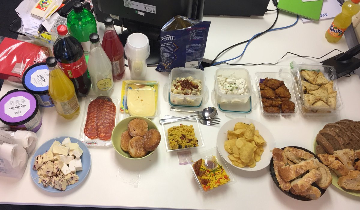 Ascensor's tweet photo. What a fab fuddle we've had today involving lots of food and a music quiz hosted by our #digital marketer David #funcoordinator #team https://t.co/6klqZyPY4j