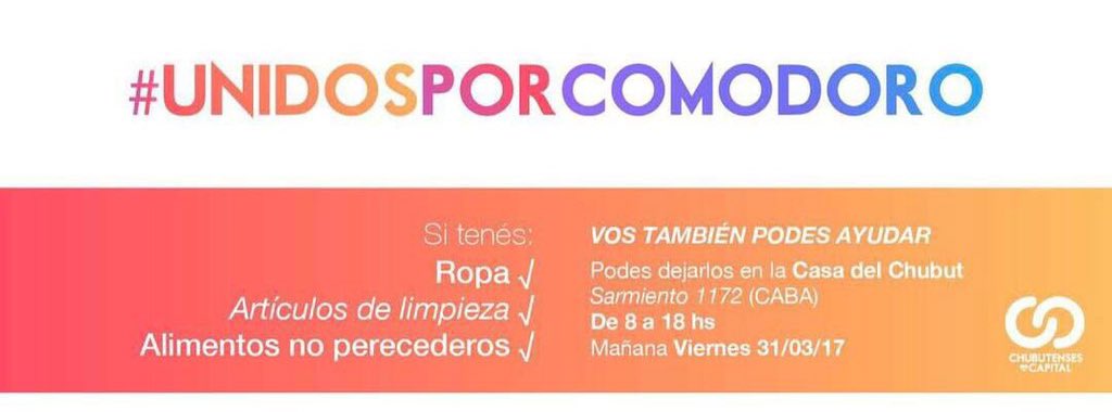 las_rompedoras's tweet photo. @CumpaHerrera por favor ayúdanos a difundir #ComodoroRivadavia https://t.co/J3zEsfa655