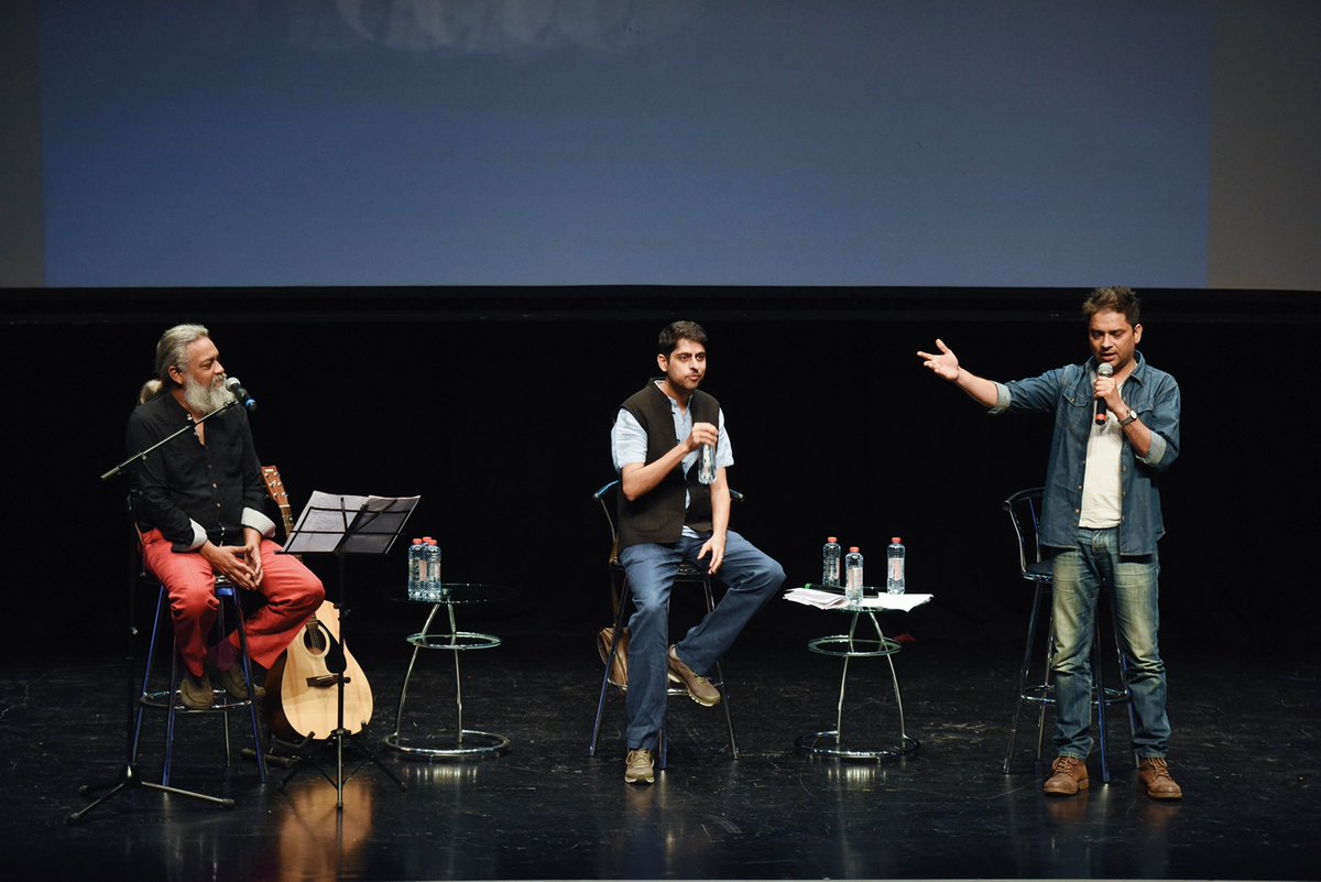 GulfNewsTabloid's tweet photo. .@varungrover, Rahul Ram &amp; @urbantucchha prove to be a barrel full of laughs at @AisiTaisiDemo on Thursday night https://t.co/PPNDX7xZXJ https://t.co/UwgFW5eV0U