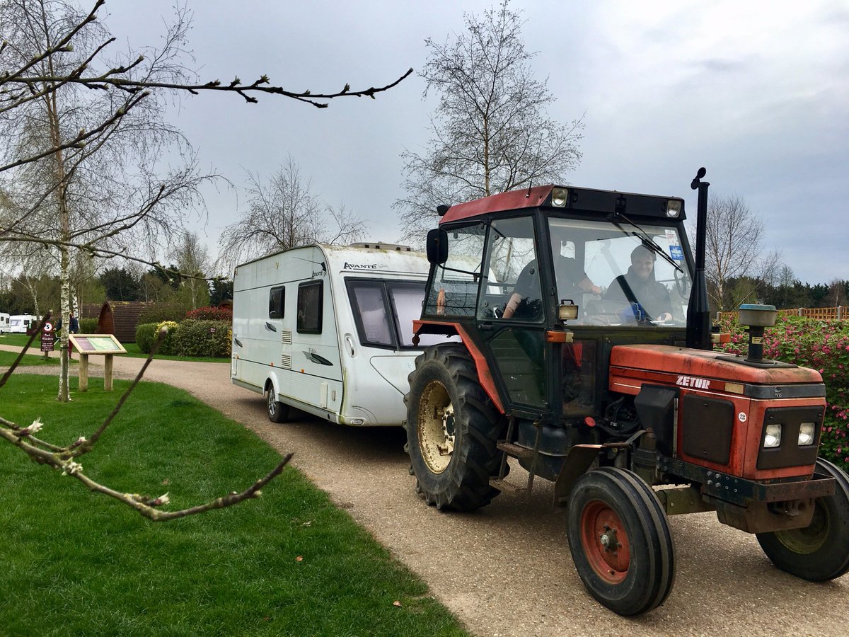 Spent the morning putting out caravans! Looking forward to welcoming lots of our seasonal members back onsite this weekend ☀️#summeriscoming