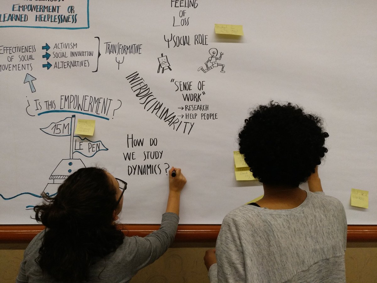 PlantaIdees's tweet photo. Ayer estuvimos relatando algunos debates de la #PsicologíaSocial en la #ub , hoy más! #VisualThinking #relatorias #Sketching #pssp17 https://t.co/puHOAOa5Sl