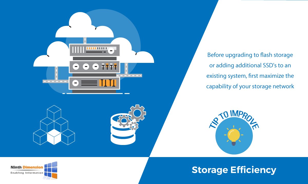 NinthDimensionI's tweet photo. #Store and #manage data with these simple tips which will help consume less space with a little impact on performance. #Storageefficiency https://t.co/bzCtbqtO9K