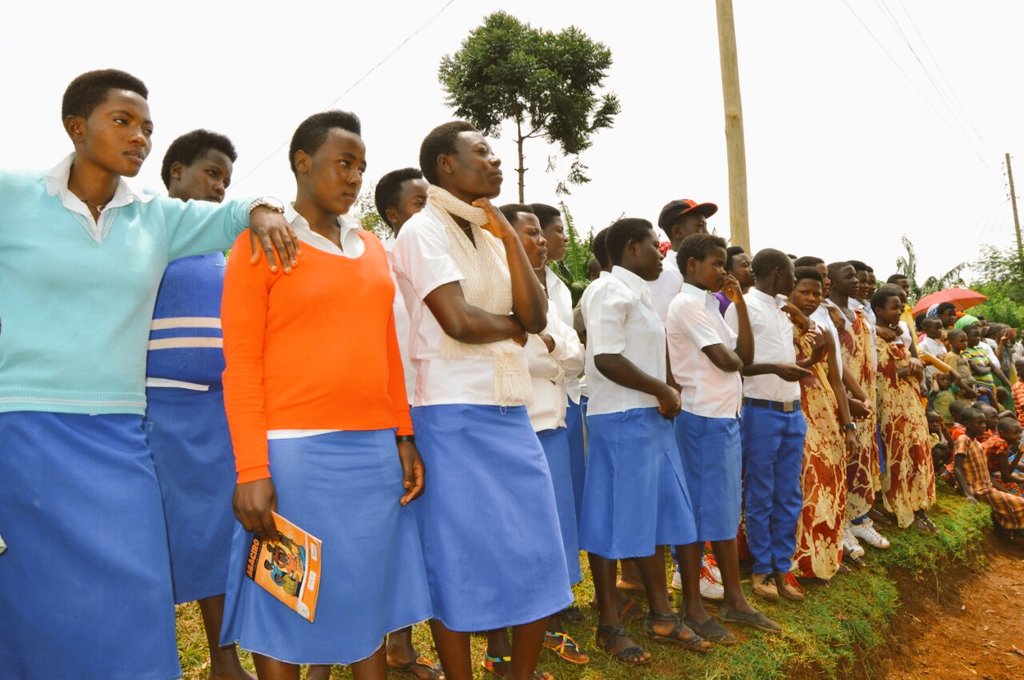 Imbuto's tweet photo. Today, we observed the World AIDS Day #WAD with Nkombo residents in @Rusizidistrict. #FASACO @RwandaHealth https://t.co/ap6waXpBKX