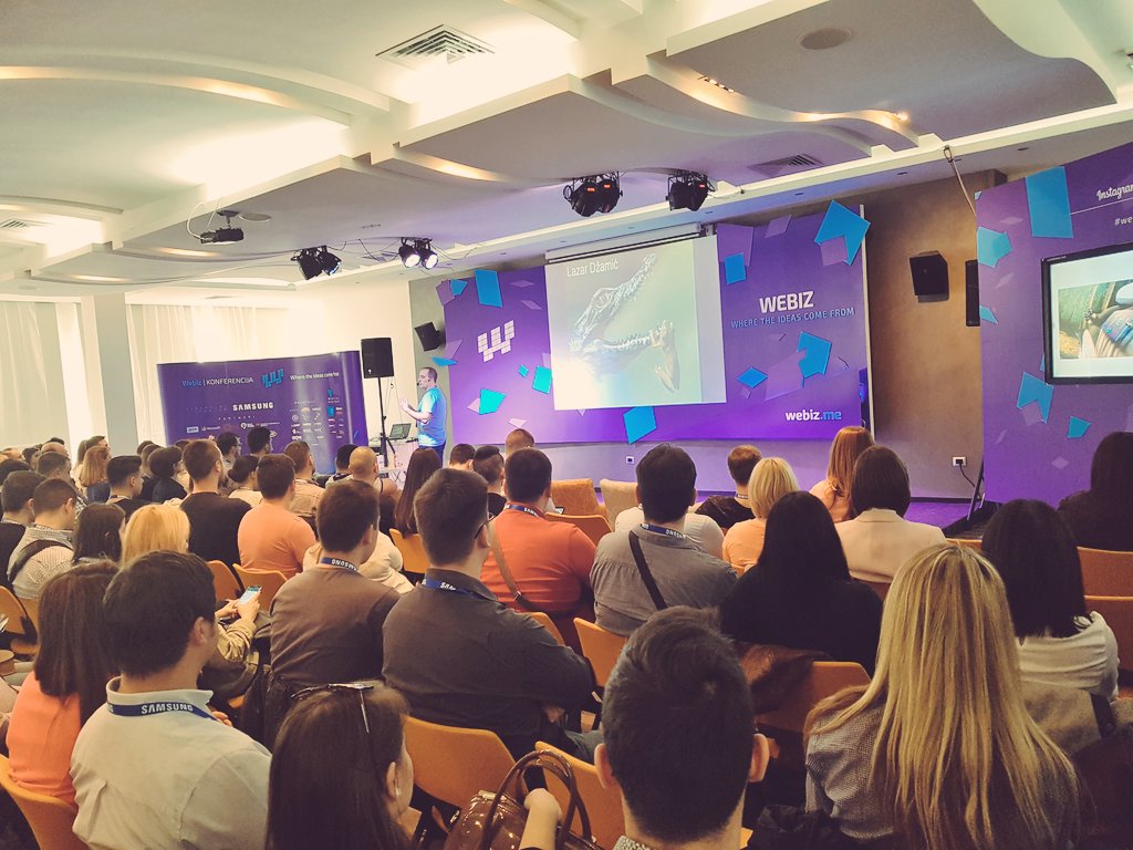 shmeergla's tweet photo. @WebizConference #webiz #webiz2017 može da počne! Dobrodošli u Zrenjanin! https://t.co/1idMWrgkJN