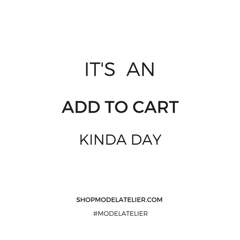 modelatelier's tweet photo. Happy Friday = Happy Online Shopping! #shopmodelatelier https://t.co/j9gVGCAXTD
