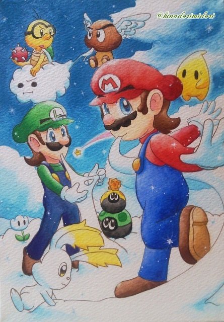 ルイージのtwitterイラスト検索結果
