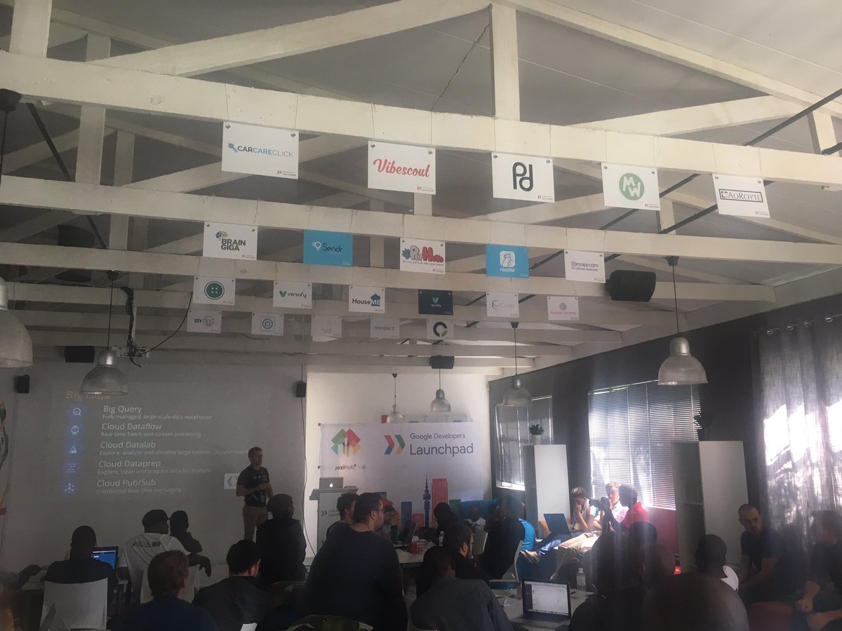groundflr's tweet photo. @Google Launch Pad happening @JoziHub Startups from across Africa, building a better continent. #startup https://t.co/NBhkctO2E6