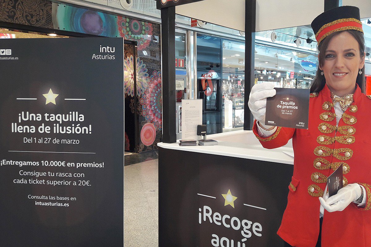 OUTYCOM's tweet photo. 📢 Finalizada con éxito la campaña 🛅¡UNA TAQUILLA LLENA DE  ILUSIÓN!🛅  de @intuAsturias y @OUTYCOM.  #Outycom #SonrisasOutycom #IntuAsturias https://t.co/y8y1Bj3yvp