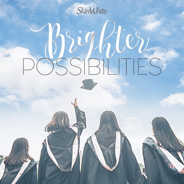 SkinWhitePH's tweet image. Endless bright possibilities lie ahead. Spark a bright change as you take your journey to the next level!
Congrats, graduates of 2017! ❤️ 🎓
