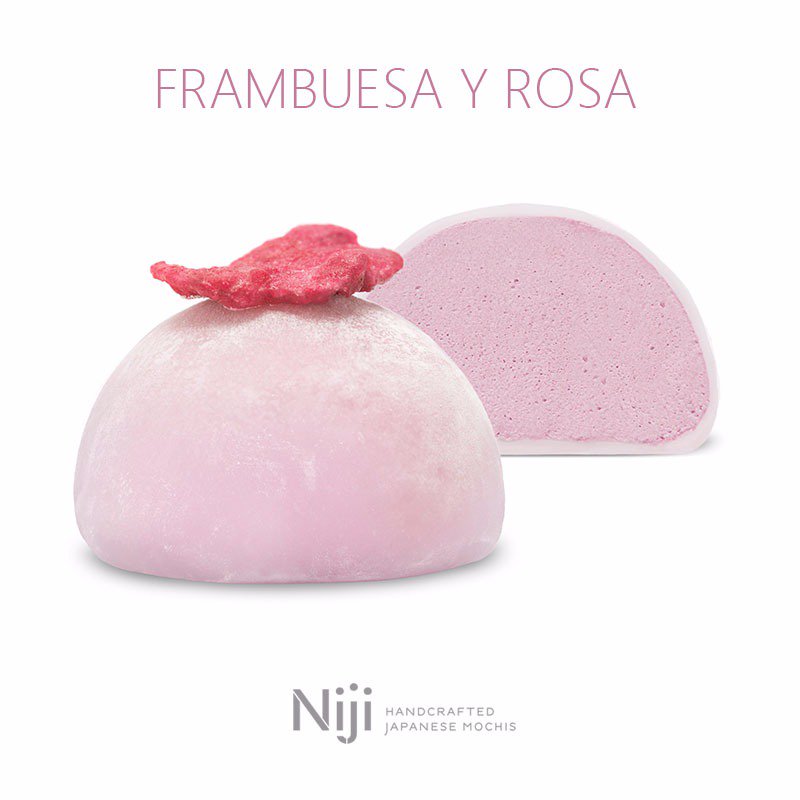 Uno de nuestros sabores especiales para el @PaloAltoMarket sabe a primavera: rosa y frambuesa #mochis