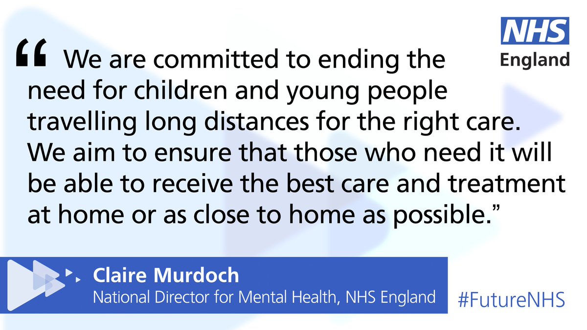 NHSEngland's tweet photo. NHS acts to cut inappropriate out of area placements for children &amp; young people in mental health crisis: https://t.co/aAND4scYU0 #FutureNHS https://t.co/OSMwxL2jcW