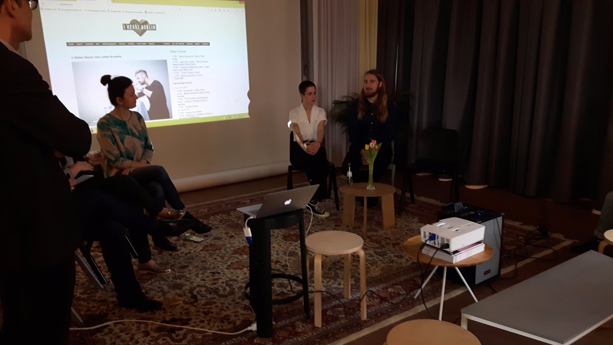 Abschluss der #kresstour in der @blogfabrik_ber mit <a href="/iheartberlin/">iHeartBerlin</a> und Co. Authentisch und nah dran an der Zielgruppe als Geschäftsmodell.