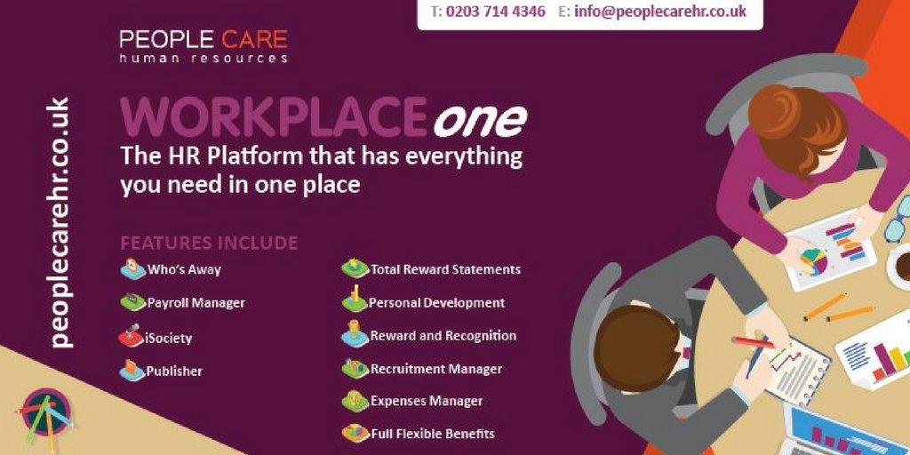 PeopleCareHR's tweet photo. Welcome our new BDM Jane Roberts now presenting our superb HR software #WORKPLACEone Simple, flexible, cost effective, saving time &amp; money. https://t.co/FhKJeP4GLn