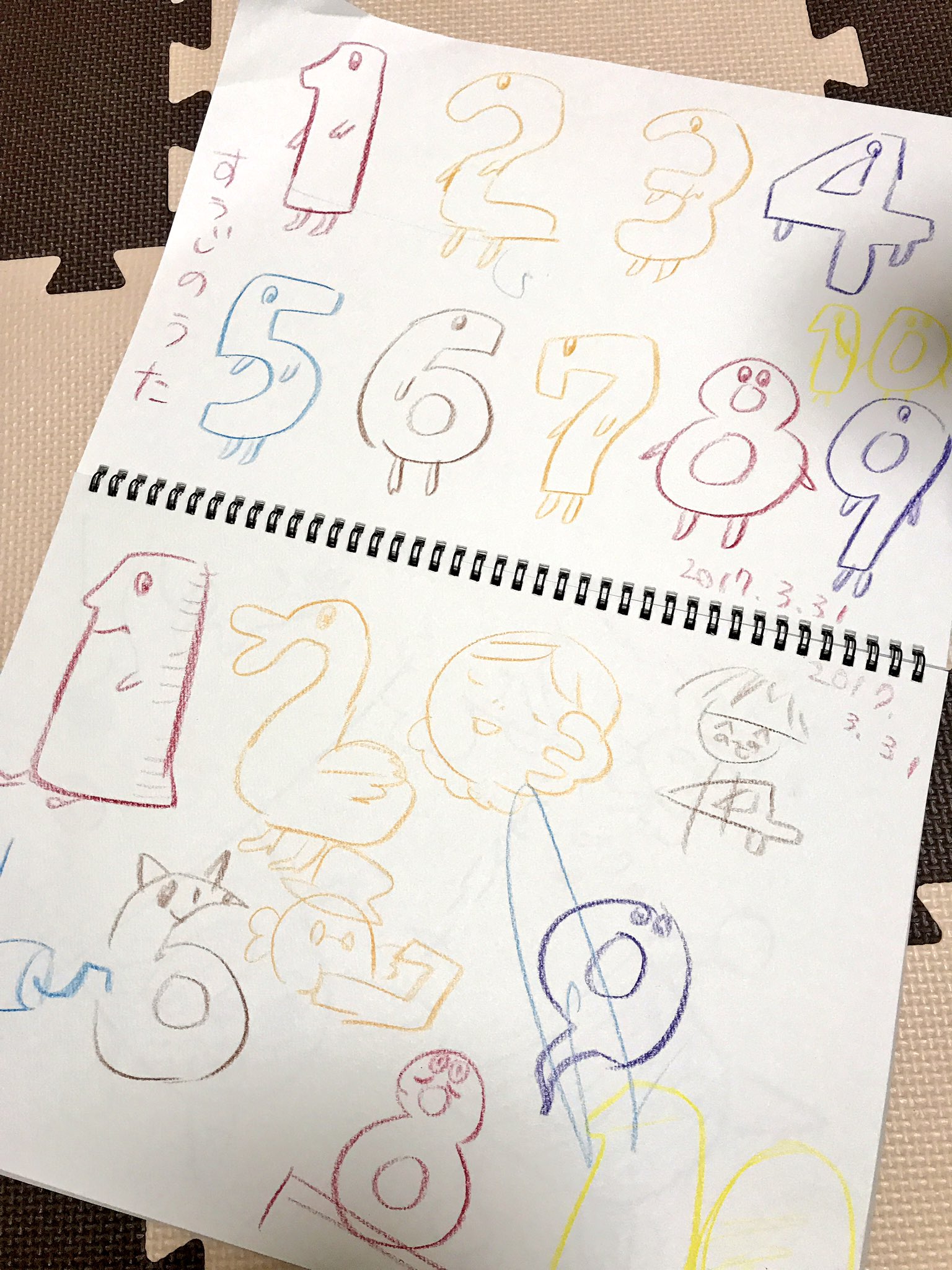 ট ইট র 葵しずな おかあさんといっしょのすうじのうた 息子がどハマりしてるので全部描いたよ うろ覚えなのばっかりだけど T Co Eo2kntkk7t ট ইট র