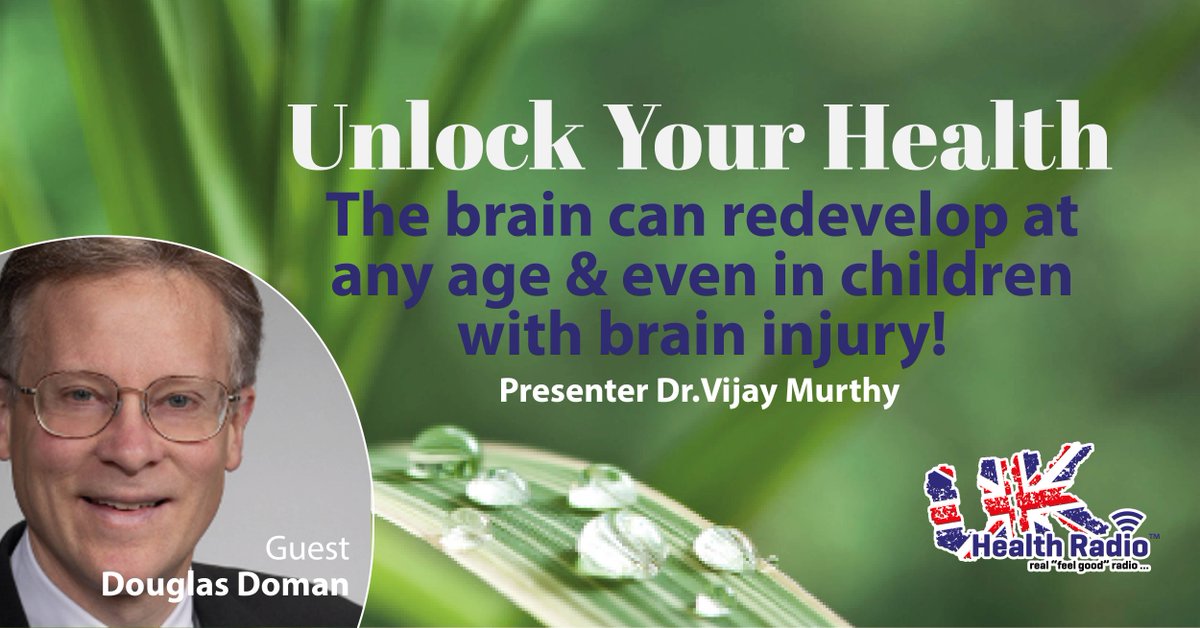 ukhealthradio's tweet photo. .@unlockurhealth speaks with @DouglasDoman @IAHPtweets about the #Domanmethod & how it can help both well & brain injured individuals https://t.co/RweMnnxVMS