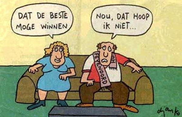 Bijna weekend! Met zondag de kraker AJAX - Feyenoord. Wie gaat er winnen? Komt de droom van R'dam dichterbij? Of houden we het feest hier?