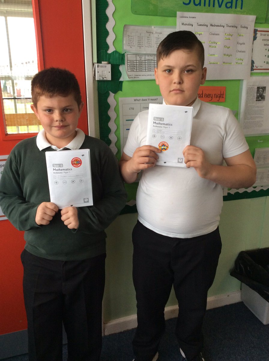 TheParksY5class's tweet photo. @TheParksAcademy These superstars did an actual Y6 SATs arithmetic test. Cody got 37/40 &amp; Declan got 39/40! Wow! 💚 https://t.co/THvwRz4trm