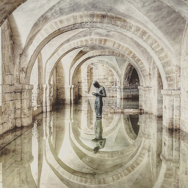 Winchester cathedral crypt. So beautiful