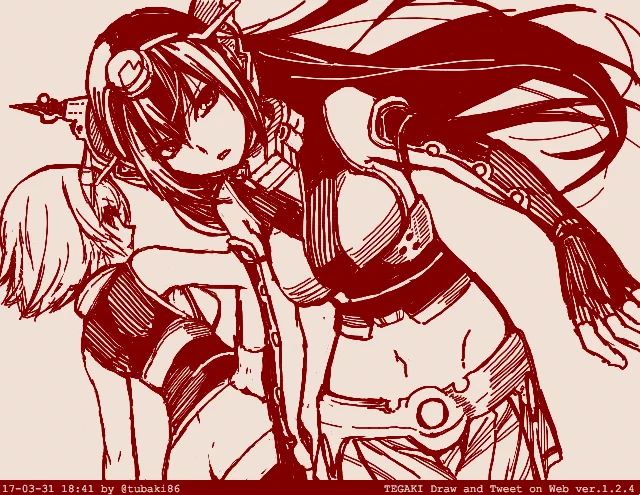 長陸奥 #tegaki_dt 