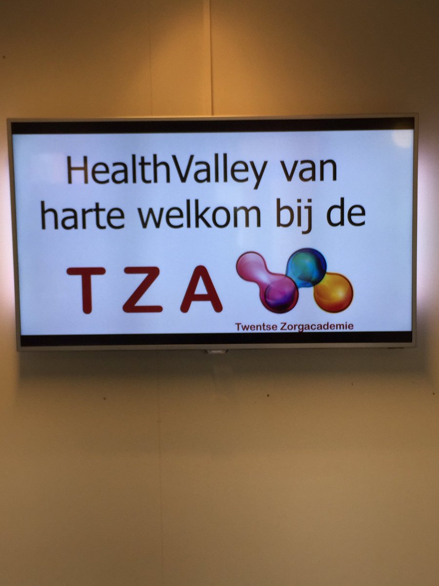 Dat is nog eens een welkom!#twentsezorgacademie