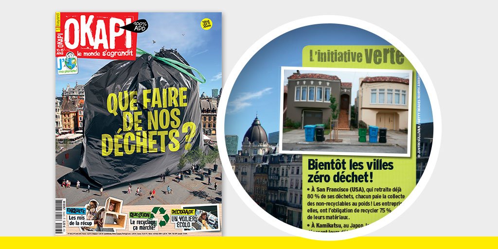 Bayard_Jeunesse's tweet photo. Bientôt des villes sans déchets ? #SanFrancisco #Kamikatsu #Lorient #Roubaix A lire dans #OkapiMagazine  https://t.co/UUUzBbauny https://t.co/SK1snHnyah