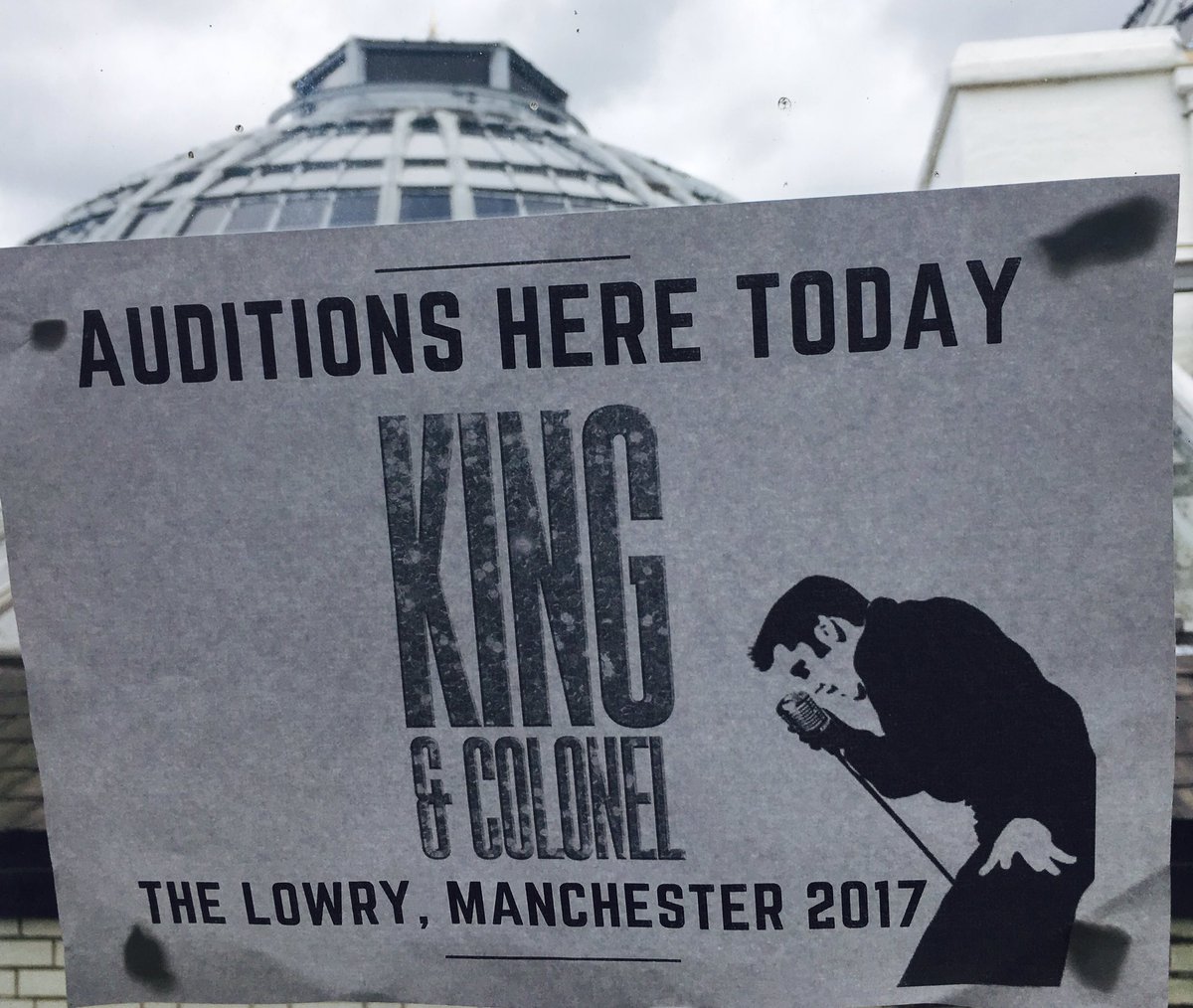 kingandcolonel1's tweet photo. Auditions all day looking for The King's first LADY, Mrs Gladys Love Presley and more Colonels coming in...#manchestersgottalent #elvis https://t.co/13W5xGnRcv