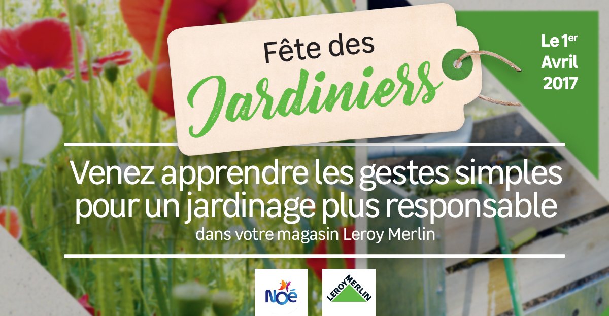 leroymerlinfr's tweet photo. Demain, plein d'animations ds nos magasins pr apprendre à mieux jardiner. 
Avec @NoeBiodiversite et @lespetitsradis
https://t.co/aJ6vrTyjpC https://t.co/cqofeSZLxt