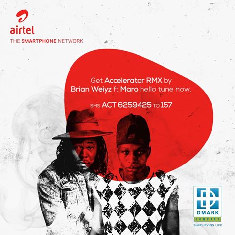 kingspenceug's tweet photo. #Airtel #Airtees Get a HeloTune from @Marouganda Ft @brian_weiyz #AcceleratorRemix by sms #ACT625945 to 157 @Airtel_Ug https://t.co/PaVBnNpS9M