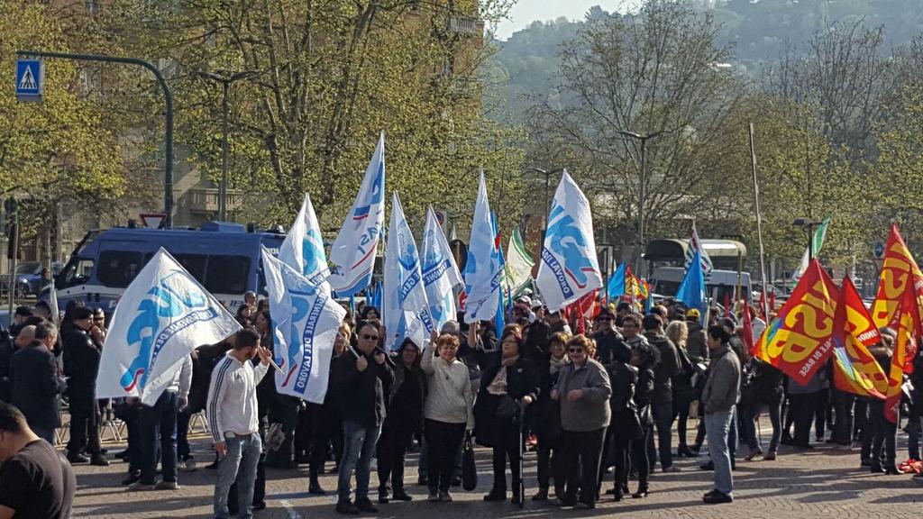 Oggi ugl in piazza a Torino in  manifestazione per il Diritto al rinnovo del ccnl Multi servizio