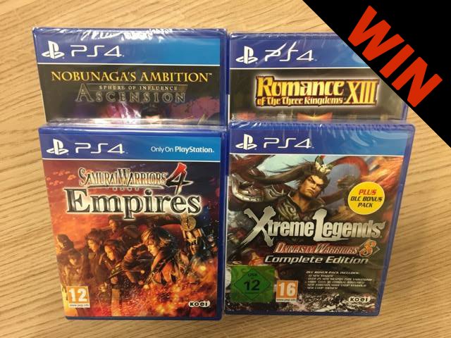 koeitecmoeurope's tweet photo. #PS4 Japanese &amp; Chinese history bundle! #FreebieFriday RT &amp; follow to enter! 1x Winner chosen 2pm GMT 3rd April! Good luck #KTFamily https://t.co/SDz8Mujy4b