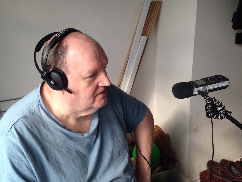 Our anchorman Derek Green is laying down his dulcet tones for <a href="/OrionENE/">Orion Partnership</a> #MenFM radio show #leedsmen