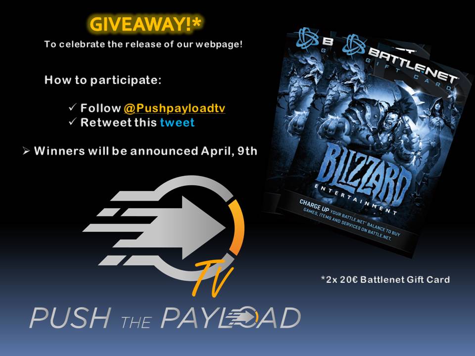 DarkzeroTV's tweet photo. #GIVEAWAY | To celebrate the imminent release of our page we're raffling 2x 20€ Battlenet Gift cards till April 9th.Follow+RT! #Overwatch https://t.co/ekWBvWutES