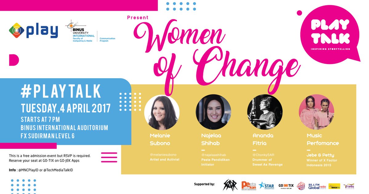 #PlayTalk Inspiring Storytelling With Special Guest Star <a href="/JEPEofficial/">JeBe & Petty</a> 
Pasti seru!