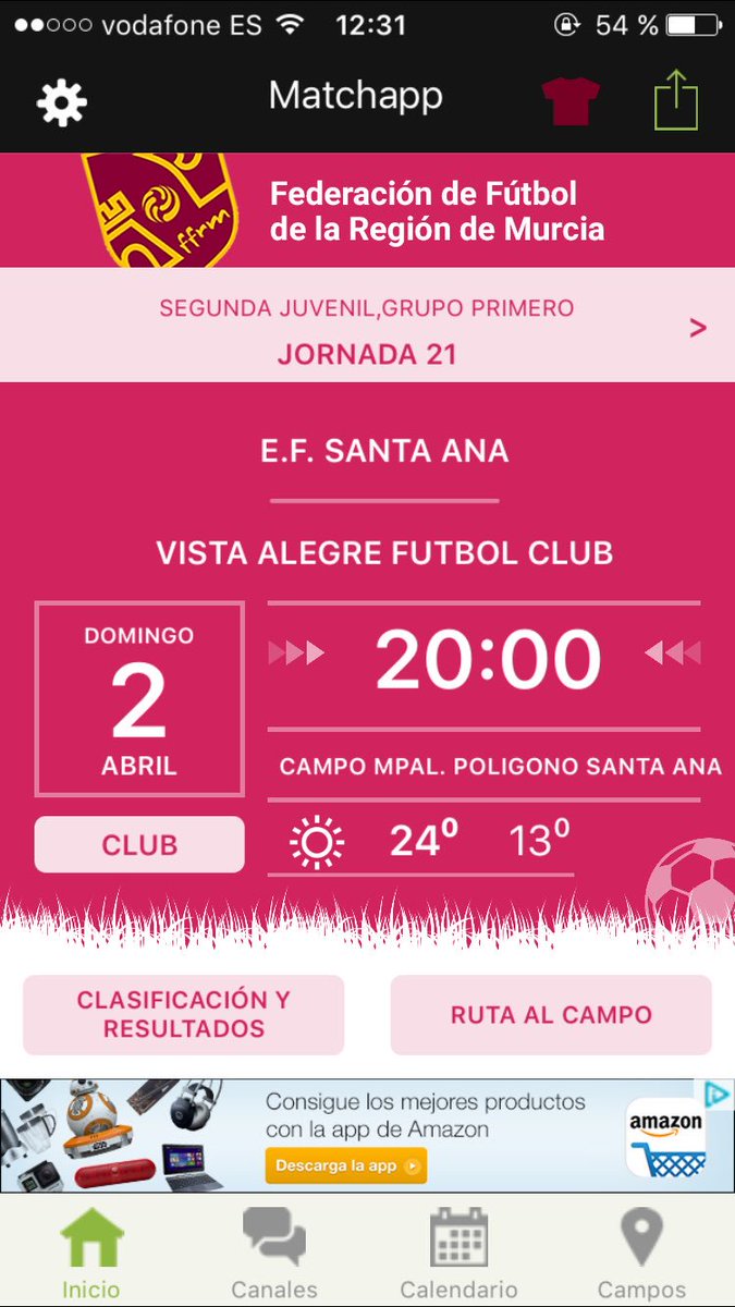 Juvenil2a's tweet photo. Jornada 21
Santa Ana - Vistalegre

Partido importantísimo ante un duro rival,ya que ganando nos daría el título de Liga....!!!

#Efsac https://t.co/eAIZ0w0XLM
