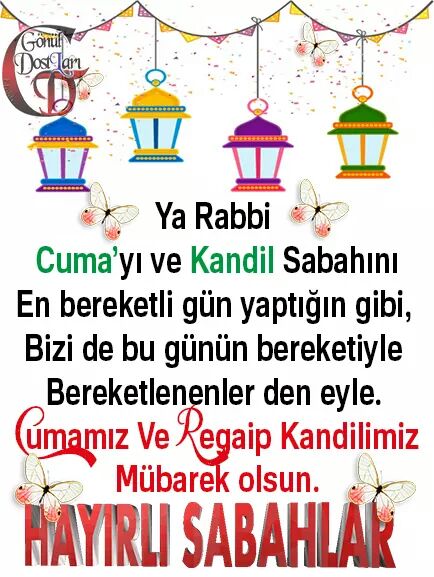 Cümleten Hayırlı Cumalar.