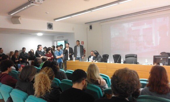 SapienzaRoma's tweet photo. .@SapienzaSFF @AndreaMinuz @Fond_Sapienza @Dasscinemag @cine_dixit @Roma_Web_Fest @SagraDelCinema @Roma_Aeterna @JanetDenardis @SaiCheARoma #now: Cerimonia di premiazione dei video del #SapienzaShortFilmFest #SSFF16 (ora, v. Volsci 122) ➡️ https://t.co/3gowZUHMxN #Dass_Sapienza https://t.co/fiFulhyTmG