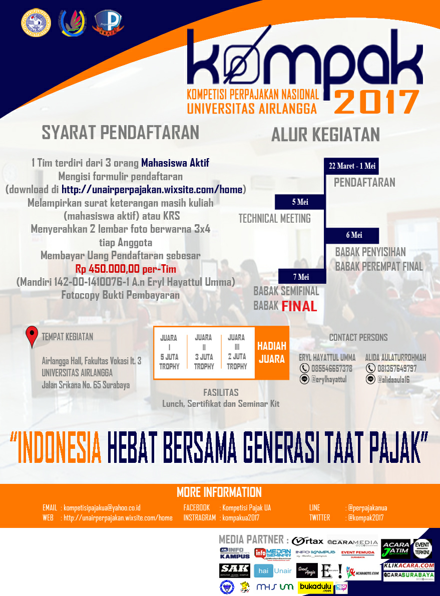 kompak2017's tweet photo. Halooo...ini dia yang kita tunggu-tunggu 🙂
ayoo ajak team kalian https://t.co/cNm50Vup2i