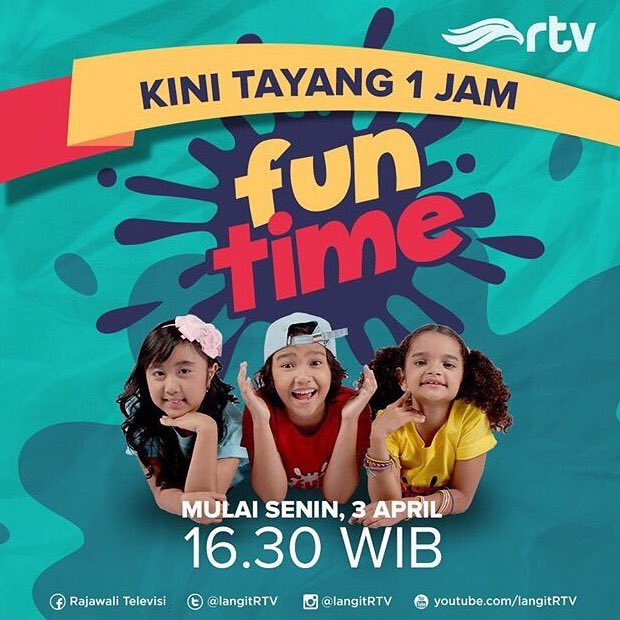 funtime_rtv's tweet photo. Mulai hari Senin ya Fun Friends! https://t.co/ZJezGoIW4U