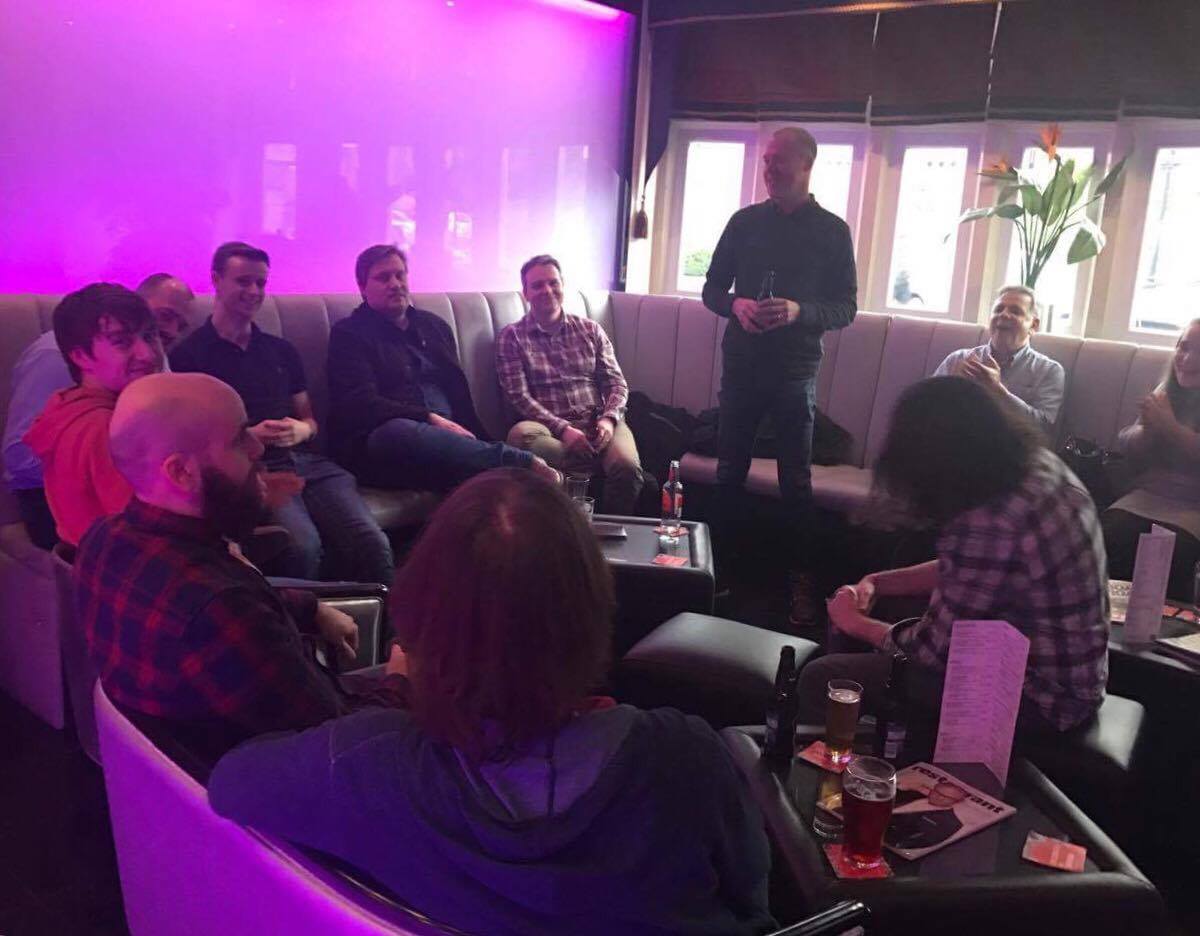 Dataphiles's tweet image. Last night we celebrated our colleague Gareth Clare&apos;s, 10 year anniversary at Dataphiles. Thank you for all your hard work and dedication.