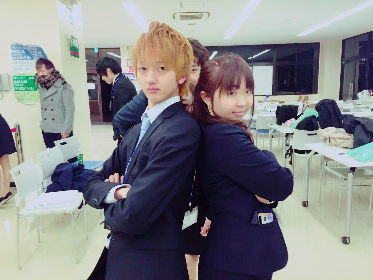 chibadai2017's tweet photo. 明日は学生生活オリエンテーション2日目です！開催される学部学科は

法政経学部

工学部
情報工学、物質科学、都市環境システム、デザイン、建築の各コース

理学部
数学情報数理、化学、物理、生物、地球科学の各学科

です！司会はこの2人でお送りします😊 https://t.co/G8wtMWGqlM