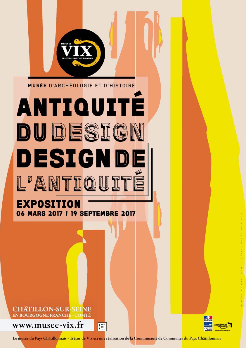 Venez découvrir l’exposition « Antiquité du design et Design de l’Antiquité » du Musée du pays Châtillonnais <a href="/TresordeVix/">Musée du pays Châtillonnais-Tresor de Vix</a> !