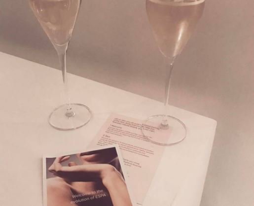 ESPAskincare's tweet photo. Toasting our new look, new packaging and new website #ESPA2017 check it all out at https://t.co/vRlcdF3XZ7 https://t.co/MnbcTisksP