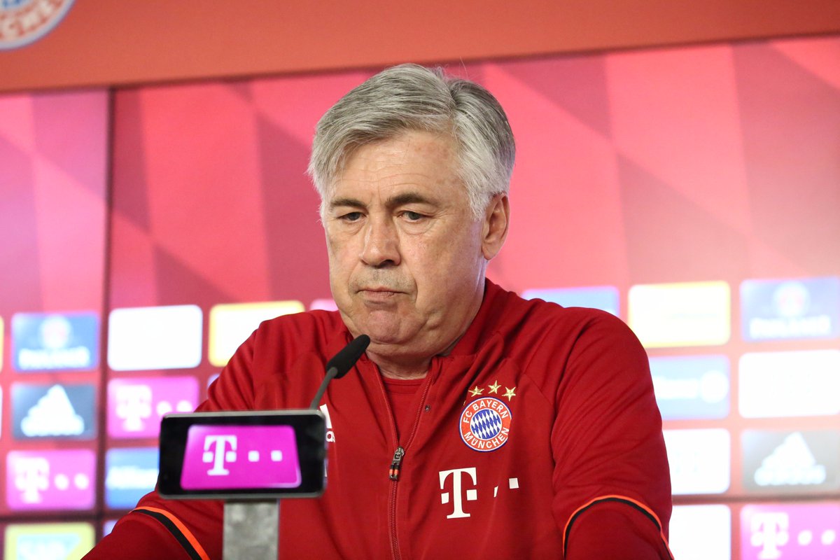 #Ancelotti zum morgigen Gegner: "Augsburg ist ein starkes Team. Sie werden defensiv Spielen." #FCBFCA https://t.co/mIJ4czXZyy