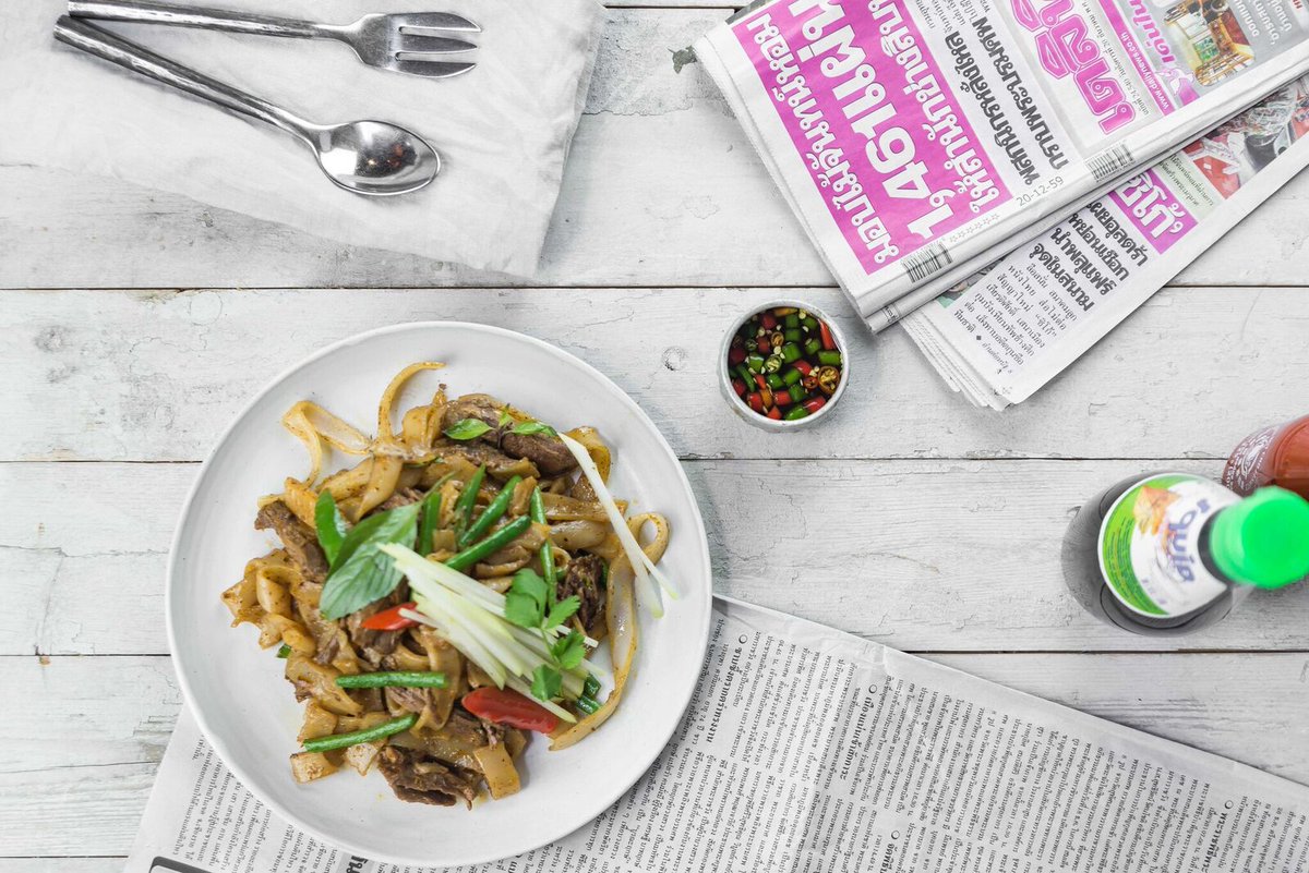 BusabaMCR's tweet photo. Slow cooked beef + flat rice noodles = a match made in heaven. Come and try for yourself! #DrunkenBeefFlatNoodles https://t.co/oQMBLn4a2m