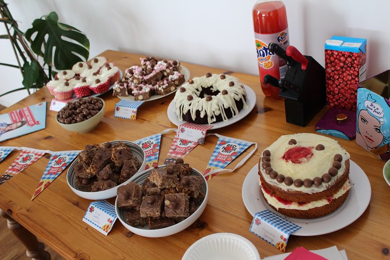 GOSSInteractive's tweet photo. Congrats to Team Red at #GOSSInteractive who raised a whopping £115.06 for @comicrelief on #rednoseday with @maltesersUK & #bakeamillion https://t.co/F3Q24Ml9g1